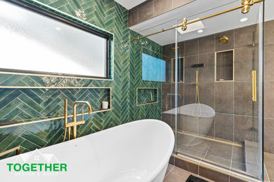 Example of a bathroom design in Austin