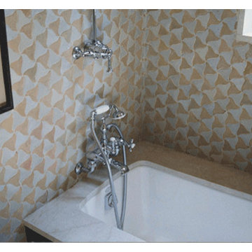 Pinwheel Mosaic Tile Install