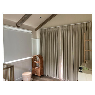 View of Northridge Nursery: Blackout Shades & Heavy Drapery Installation ...