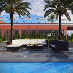 Mar Outdoor Sectional Set - Outdoor Lounge Furniture