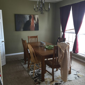 Dining room from drab to fab!