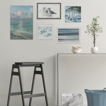Aquatic Life Beyond Pentaptych