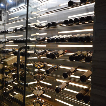 Contemporary Wine Cabinet - Tension Cable Series
