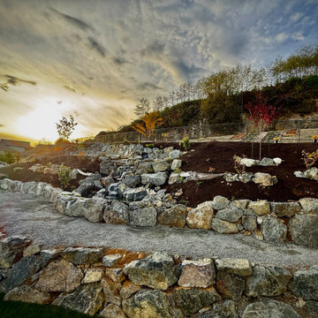 Waterfall Foodscape | Edible Landscape with Natural Water Feature