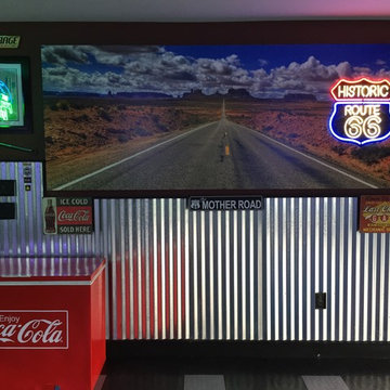 Harley garage man cave