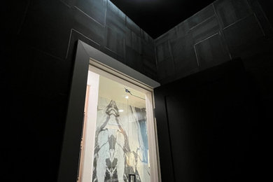 Small transitional master bathroom photo in Phoenix