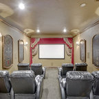 Coral Gables, Florida Home - Traditional - Home Theater ...