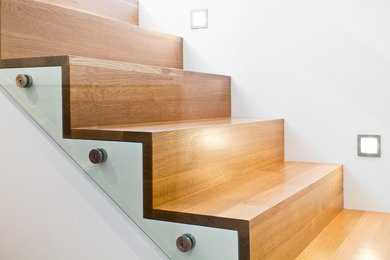 Modern staircase in Vancouver.