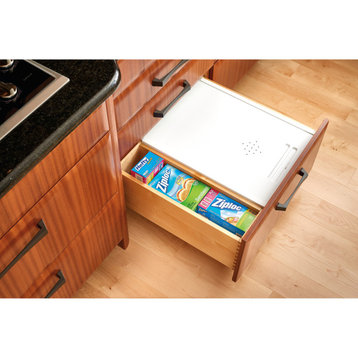 Trim to Fit Bread Drawer Cover, White, 16.75"Wx21.75"Dx0.38"H