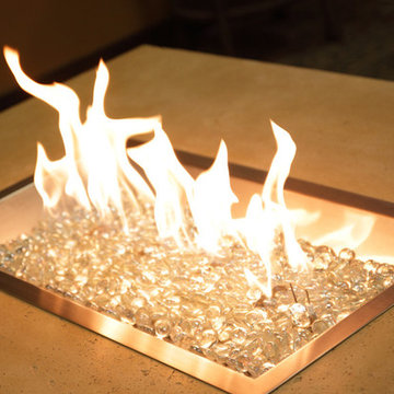 Fire Pit Table Glass