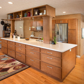 Mid Century Modern Kitchen gets a Facelift