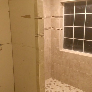 MASTER BATHROOM - Roman Tub to Shower Conversion