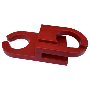 Double Sided Adirondack Chair Cup Holder, Red