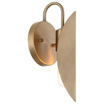 Designers Fountain D280M-WS Eden 12" Tall Wall Sconce - Old Satin Brass
