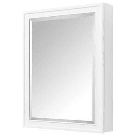 Avanity Madison 24" Mirror Cabinet, White Finish