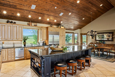 Inspiration for a contemporary kitchen remodel in Denver