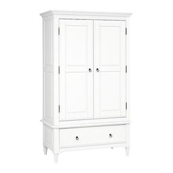 Chateau White Gente Wardrobe - Armoires And Wardrobes