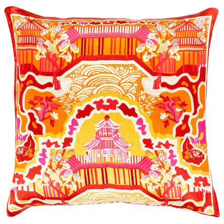 Geisha Pillow Cover 18x18x0.25