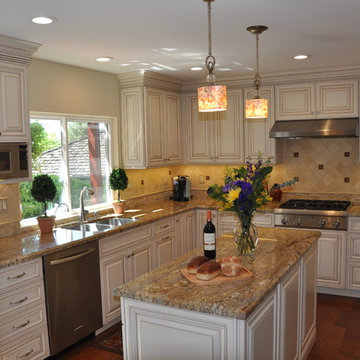 Danville, CA Kitchen Bar & Master Bathroom