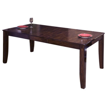 Intercon Furniture Kona Dining Table with Butterfly Leaf in Raisin