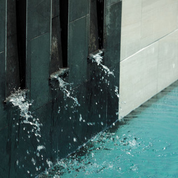 Water Feature in pool