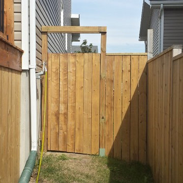 Deck stain and addition