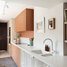 UK Before & After: A Social Solution for a Slim Galley Kitchen