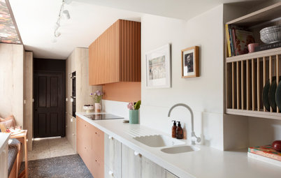 UK Before & After: A Social Solution for a Slim Galley Kitchen