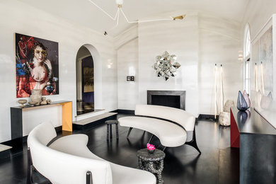 Living room - contemporary living room idea in San Francisco