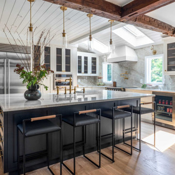 Modern Rustic Post & Beam Kitchen