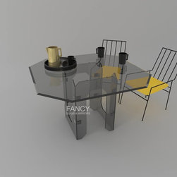 OLYMPIA GLASS DINING TABLE - Products