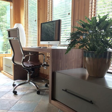 custom workspace with integrated storage