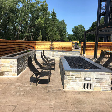 Stone used for outdoor living areas