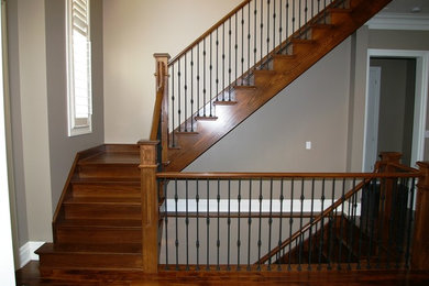 Inspiration for a staircase remodel in Toronto