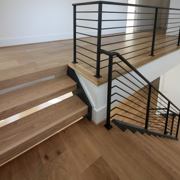 85_Sleek Three-Quarter Turn Multilevel-Staircase, McLean VA 22101