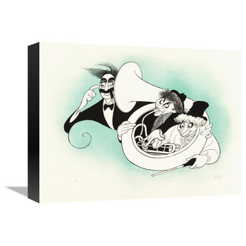 "Marx Brothers - Cartoon - Tuba" Canvas Giclee, 16"x12"