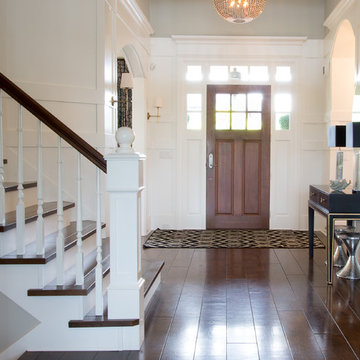 Classic Meets Eclectic in Grand Craftsman-Inspired Home By Blue Garnet Design/ T
