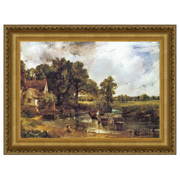 "The Hay Wain 1821" Stretched Canvas Replica, 17"x14"