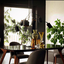7 Kollu End&uuml;striyel Sarkıt - Pendant Lighting