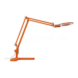 Link Contemporary Table Lamp in Orange - Table Lamps