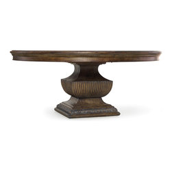 60" Round Rhapsody Pedestal Dining Table by Hooker - Dining Tables