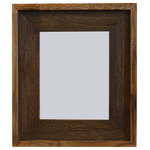 My Barnwood Frames - Brown Barnwood Picture Frame, Lighthouse Brown Wash Rustic Frame, 5"x7" - *PLEASE NOTE - Glass is included with frame sizes 16x20 or smaller. Larger sizes do not include glass due to the high risk of breakage in shipping.