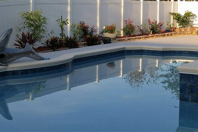 Pool - coastal pool idea in Miami