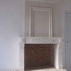 Firebox Stone inserts Herringbone & More (Mediterranean Style) - Indoor Fireplaces