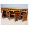 Ontario Hand Carved Solid Wood Extra Long Buffet Cabinet