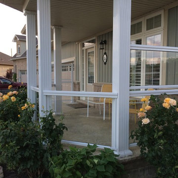 Aluminum and Glass Porch Railings - 118