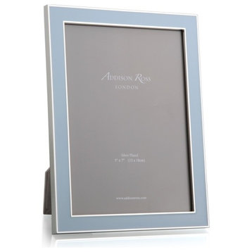 Addison Ross Powder Blue Enamel/Silver Frame, 4x6