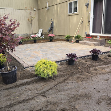 Stone Patio Installation Saratoga Springs, NY Curved Design