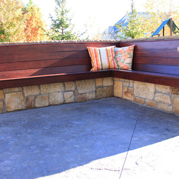 Roof Structure, Fireplace + Grill Station