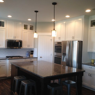 White Toned Cabinet Kitchen